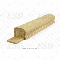Перила из Дуба. 50x70 мм. Под балясину 50x50 мм. ЭКСТРА.
